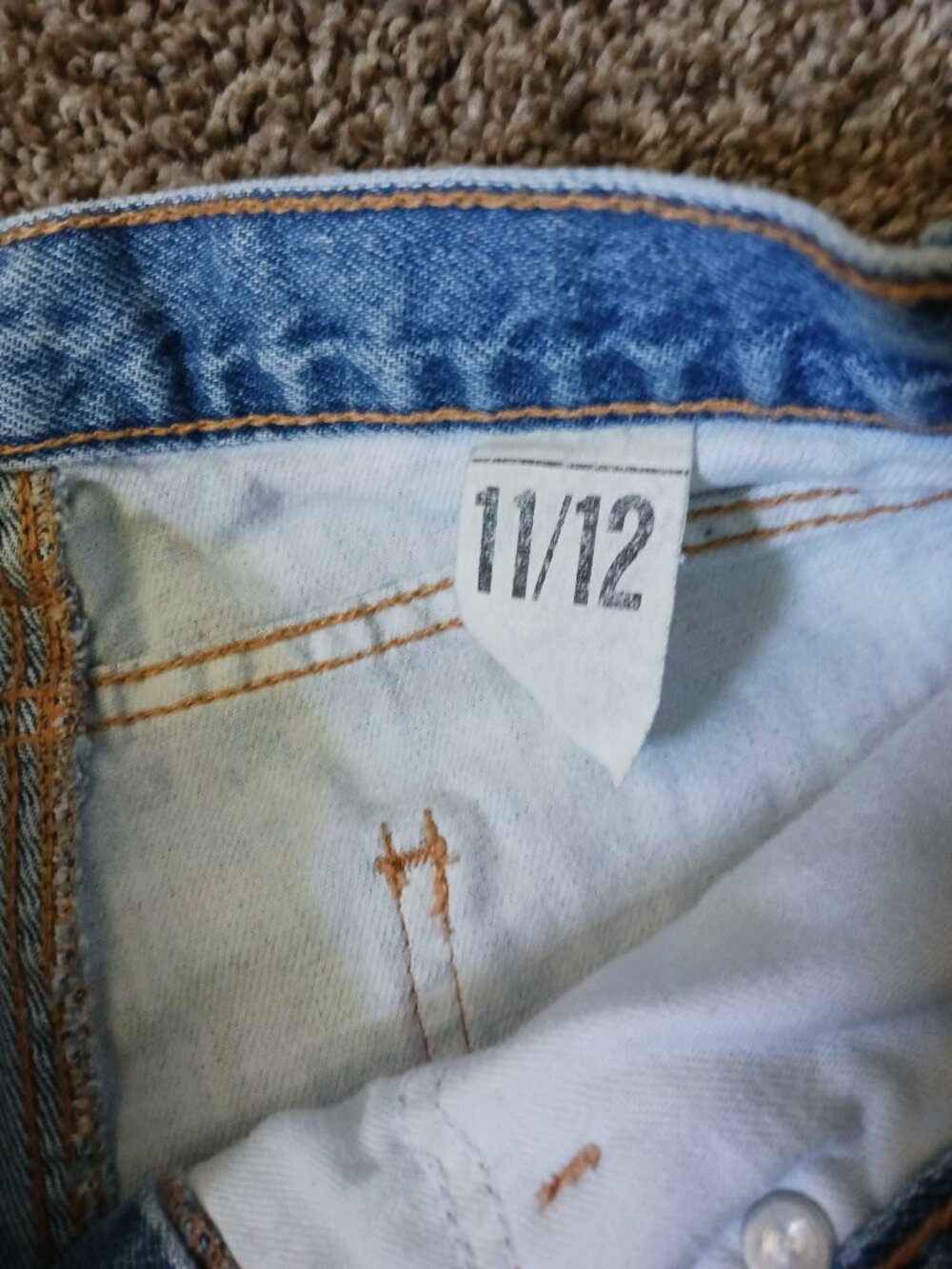 ZENA Vintage 90's Women's plaid jean shorts 11/12 - Picture 8 of 11
